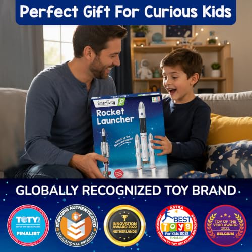 Smartivity DIY Rocket Launcher STEM Kit for Kids 6-12 Years - style: Rocket Launcher