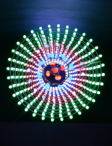 Led Canton Tower Model DIY Electronic Kit, LED Cube Model Handmade Soldering Project Kit, 64 LED Circles, Height 1 Meter. (GZT-64) - size: GZT-64