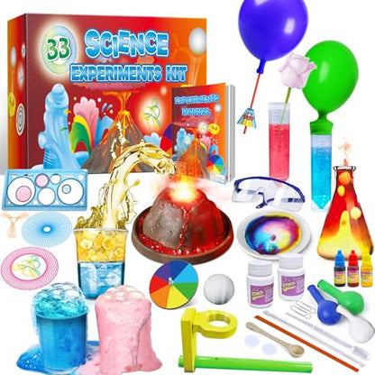 UNGLINGA 33 Experiments Science Kit for Kids - style: science kit with 33 experiments