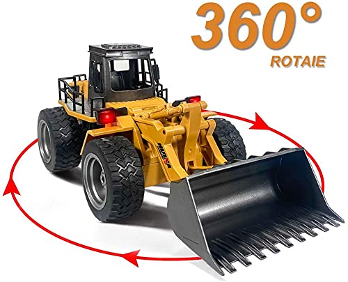 1:18 Sace Remote Control Construction Dump Truck Toy RC Bulldozer Rc Construction Vehicle Truck Boys (Bulldozer)