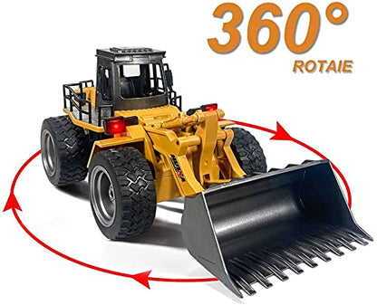 1:18 Sace Remote Control Construction Dump Truck Toy RC Bulldozer Rc Construction Vehicle Truck Boys (Bulldozer)
