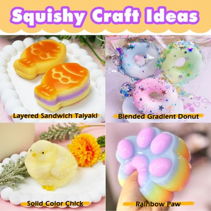 Taba Squishy Kits Flex Rubber for Squishy Making Liquid Silicone 17oz Pack Classic Tabba - color: Classic Taba