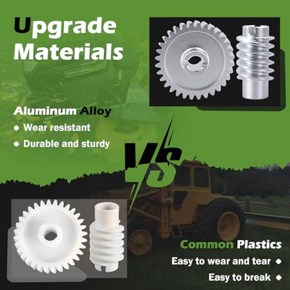 41c4220a Replacement Gear and Sprocket Kit with Aluminum Alloy Drive and Worm Gear Compatible with 1984-2025 Liftmaster Chamberlain Sears Craftsman 1/3 1/2 HP Chain Drive Models Replace 41A2817