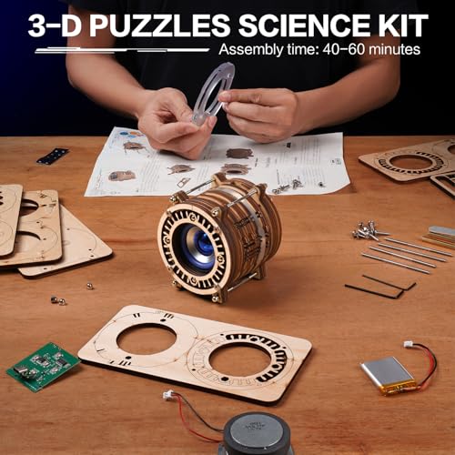 STEM DIY Bluetooth Speaker Kit Your Toy for Kids 8-16,Blue 2-Pack - color: Blue 2-pack