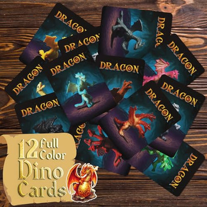 Dragon Dig Kit, 12 Dragon Egg with Dragon Toys for Boys 6+ - color: Dragon Dig Kit