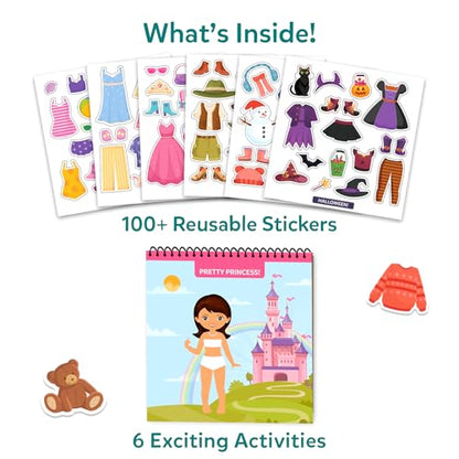 Skillmatics Peelies Dress Up – Reusable Sticker Book, Activity for Toddlers - style: Dress Up