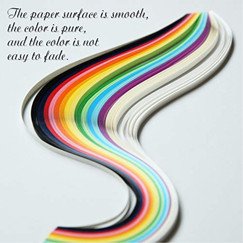 Paper Quilling Strips with 26 Colors 2080 Strips Quilling Tools and Supplies - size: 2