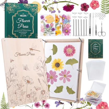 Extra Large Flower Press Kit for Adults, 17" x 11.8" Flower Pressing Kit - size: 17" x 11.8" 5 Layers