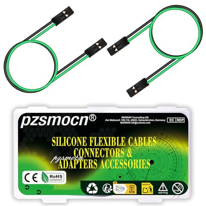 20 Sets / 80 Pcs for Dupont 2.54mm 2-Pin Connector Kit 24AWG 20cm - size: 2-Pin, style: Female to Female