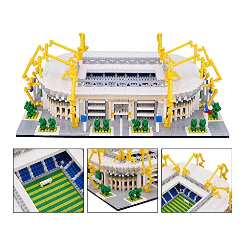 Micro Mini Blocks, Football Stadium Series Model Mini Building Blocks Architecture Model Building kit (Signal Iduna Park) - color: Signal Iduna Park