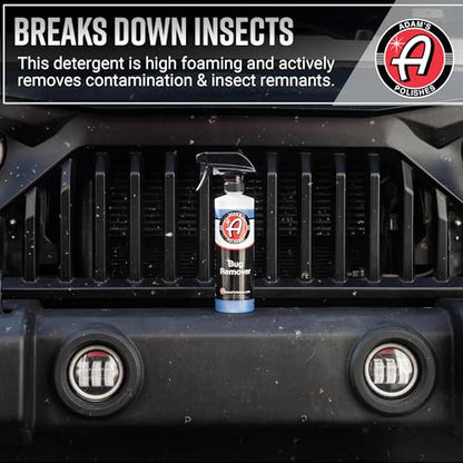 Adam's Polishes Car Bug Remover Combo - Powerful Bug Remover For Car Detailing | All Purpose Spray Removes Bug & Tar From Plastic, Rubber, Metal, Chrome, Glass, RV, Boat, Motorcycle - size: 8 Fl Oz (Pack of 2)