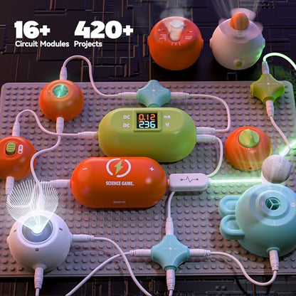 SMILESSKIDDO Science Kits Electronics STEM Kit 420+ Projects 35 Parts - style: 420+ Projects