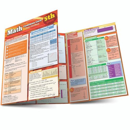 Math Common Core 5th Grade: a QuickStudy Laminated Reference Guide