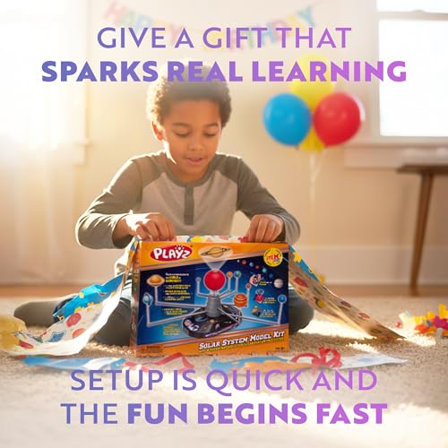 Playz Solar System Model kit for Kids, Planetarium Projector Planet Toys