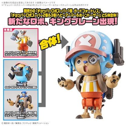 Bandai Hobby - One Piece - Chopper Robo Super 4 & 5 (Kung Fu Tracer & Walk Hopper) Model Kit - color: Chopper Robo Super 4 & 5 (Kung Fu Tracer & Walk Hopper)