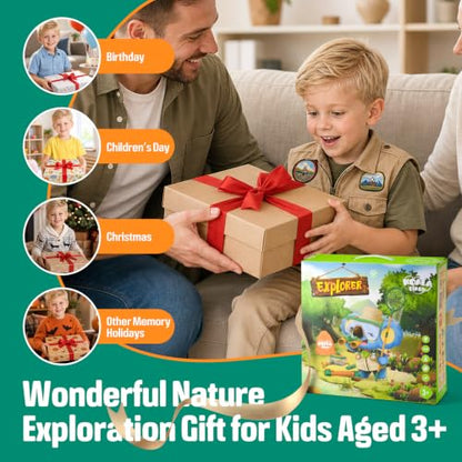 NAUGHTY PANDA Kids Explorer Kit, 28 Pcs Bug Catching Kit