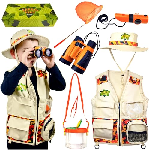 Kidz@Play Complete Orange Safari Bug Hunting Kit - color: Orange