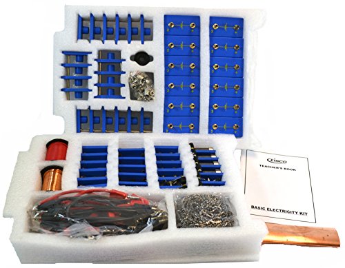 EISCO Comprehensive Basic Electricity Kit for Building and Studying Circuits (3 Part Kit)