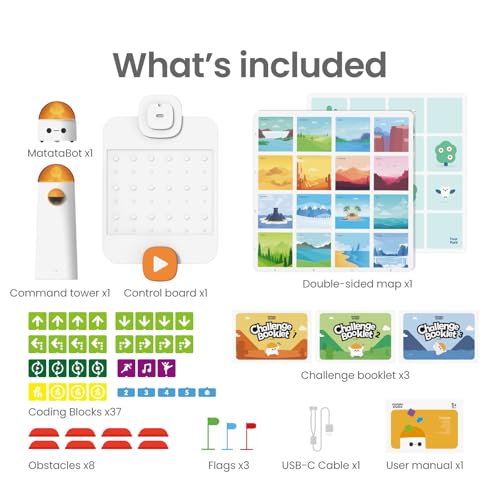 Coding Robot Set for Kids 4+, Screen-Free STEM Programming Toy