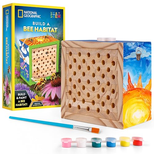 National Geographic Build a Bee Habitat Nature Craft Kit for Kids - style: DIY Bee Habitat