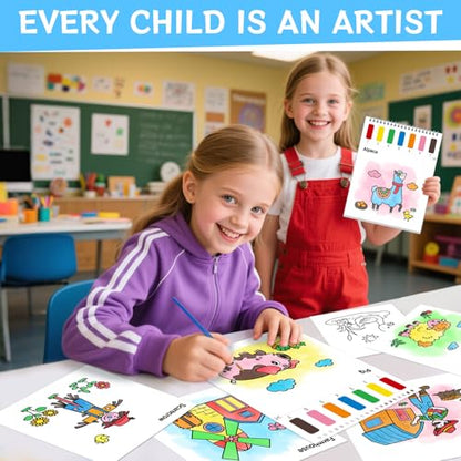 SOCOLER Paint with Water Coloring Books for Kids & Toddlers, Farm - color: Farm Life