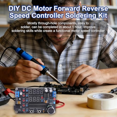 DIY DC Motor Speed Controller Soldering Practice Kit