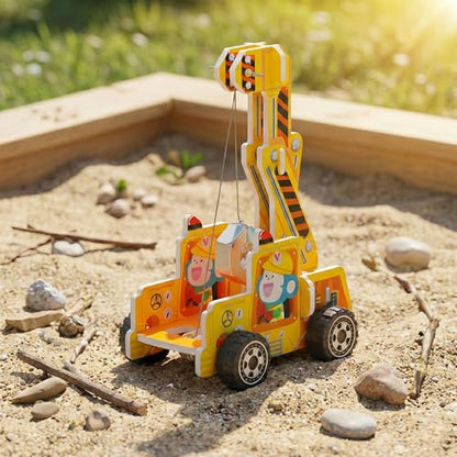STEM Gravity Crane Science Kit, DIY Pulley & Lever, Energy Conversion - style: Gravity Crane