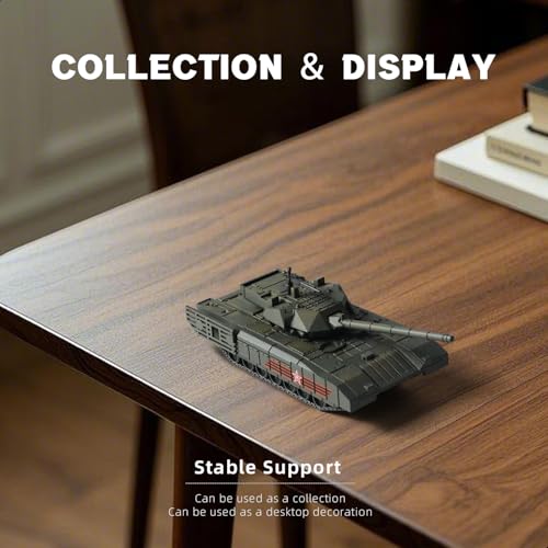 SEBUNAS 1/72 Scale T14 Military Tank Quick Build Model Russia Vehicle - color: 2.t14