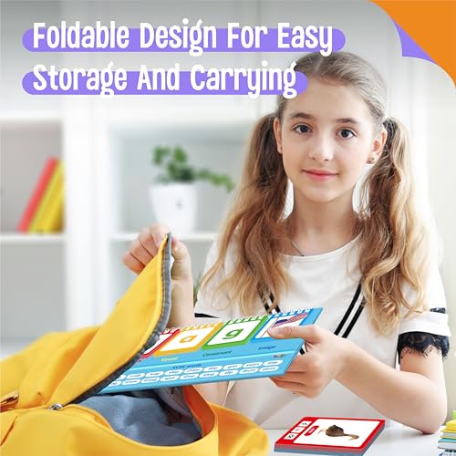 CVCC & CCVC Flip Chart with Word Cards, 40 Words Builder Phonic Game, Foldable Flip Chart with 20 Word Cards, Manipulative Spelling Toy Educational Learning Tool for Students, School Supplies - style: CVCC & CCVC Flip Chart with Word Cards