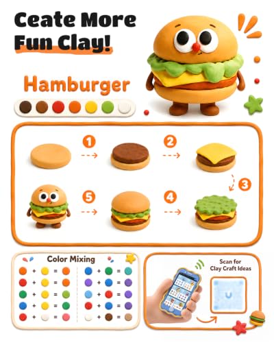 JUPITEARTH Air Dry Clay for Kids, 72 Colors Modeling Clay Kit - color: 72 Colors