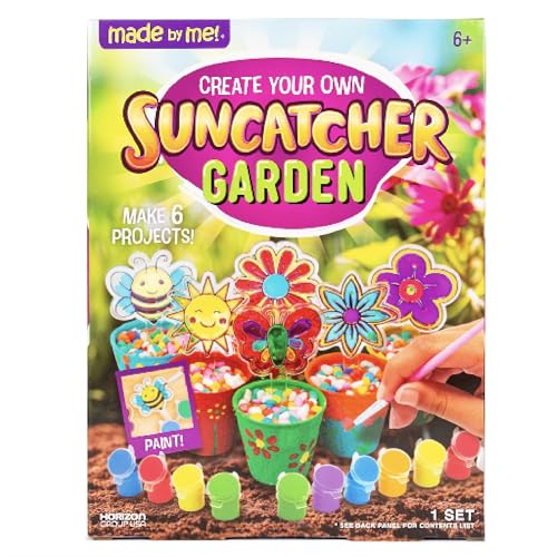 Made By Me Create Your Own Window Art Kit, Suncatcher Garden - style: Modern