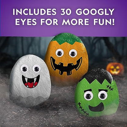 National Geographic Creepy Creatures Rock Painting Halloween Craft Kit - style: Creepy Creatures