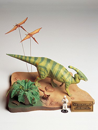 Tamiya - 1:35 Parasaurolophus Diorama Set - Plastic Construction Kit - Model Making - Faithful Replica - Detailed Kit - Crafts - Hobby - Assembly