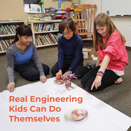 Tinkering Labs STEM Kits for Kids Age 8-10 | Inventors Kids Science Kit, Robot Building, and Engineering with Electricity Circuits | Coolest DIY Toys and Best Birthday Gifts for 10 Year Old Boy Girl