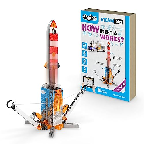 Engino STEAM Labs, How Inertia Works, STEAM Toys for Ages 8+, Building Kit, Learning & Education Toys, Art Activities for Girls & Boys, Play & Learn Science - style: How Inertia works?