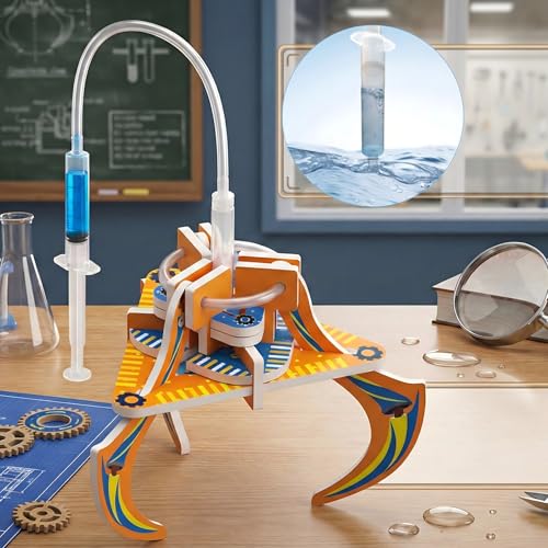 STEM Science Kit Hydraulic Claw, Engineering Toy, Teach Hydraulic Principle - style: Hydraulic Claw