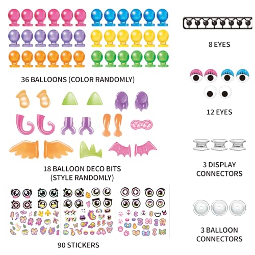 Magic Balloon Craft Kit, Funny Balloons Inflator Toy Refill Pack - color: Accessory Refill Pack