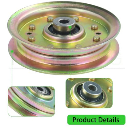 2 Pack 175820 Idler Pulley for Husqvarna 48" Z4824 Z4822 Decks - color: A17 2x532175820