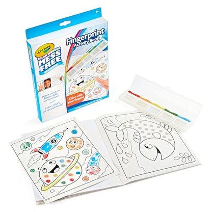 Crayola Color Wonder Mess Free Fingerprint Activity Book, Finger Painting Alternative, Arts & Crafts Gift for Kids Ages 3+ - size: Medium