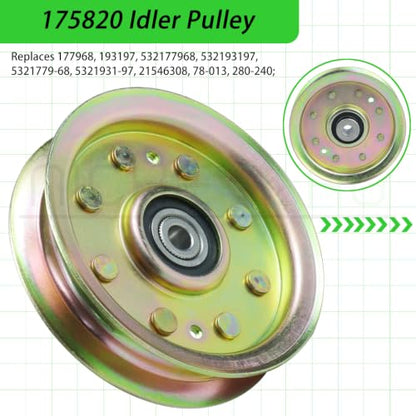 175820 Idler Pulley for Husqvarna 48" Z4824 Z4822 GTH2548 Decks - color: A16 1x532175820