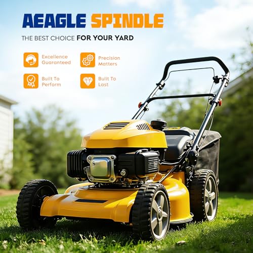 Aeagle 918-06991 Rebuild Kit Fit for Troy-Bilt Bronco Pony 42" TB42 TB2246 Craftsman T1000 T1200 T1400 LT4200 T130 1400 T1800, Includes 2 Spindles 618-06991, 2 Blades 742-04308, 96” Belt 954-04060
