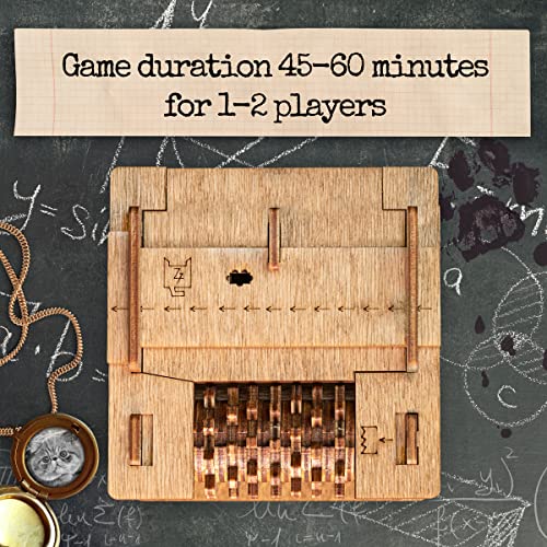 iDventure Cluebox Schroedinger's Cat, Brain Teaser Puzzle Box for Adults - color: Schroedinger's Cat