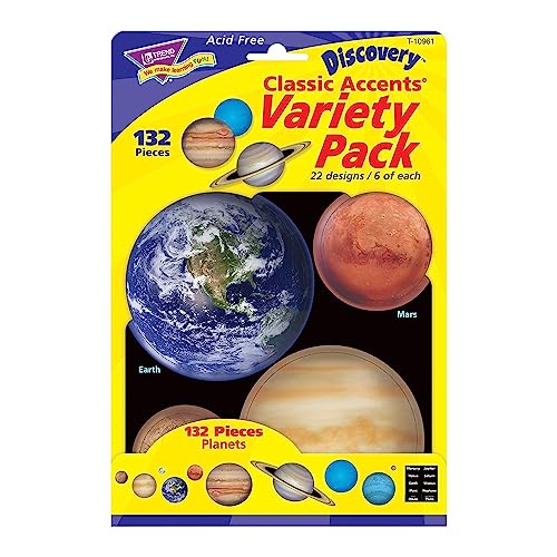 Planets Discovery Classic Accents® Variety Pack - size: 1 Count (Pack of 1)