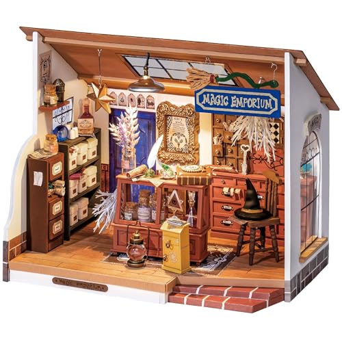 Rolife Magic Emporium DIY Miniature House Kit with LED Lights - color: Kiki's Magic Emporium