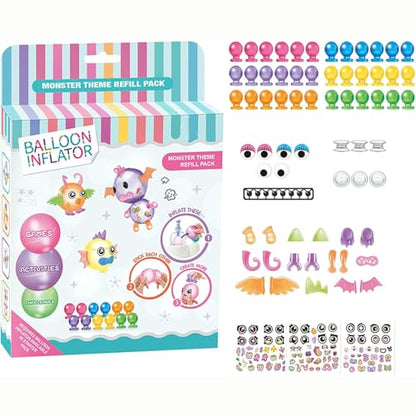 Magic Balloon Craft Kit, Funny Balloons Inflator Toy Refill Pack - color: Accessory Refill Pack