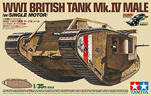 Tamiya Models MK.IV Male Motorized WWI British Tank