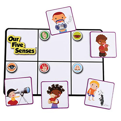 LEARNING ADVANTAGE Our 5 Senses, Learning Game for Kids Ages 3+