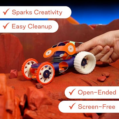 Clixo Mars Rover Pack, Glow STEM Space Magnetic Building Toys (30 Pc, 6+) - size: 30 Piece Pack