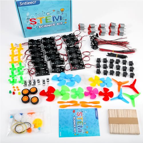 Sntieecr 276PCS DC Motor Kit, Mini Electric Circuit Kit - style: 276 x Electric Circuit Kit
