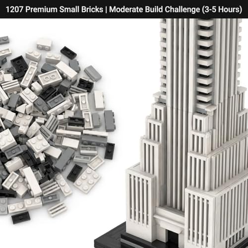1:800 New York Chry - Building Blocks,1207 PCS MOC Model for Adults - color: Chry City